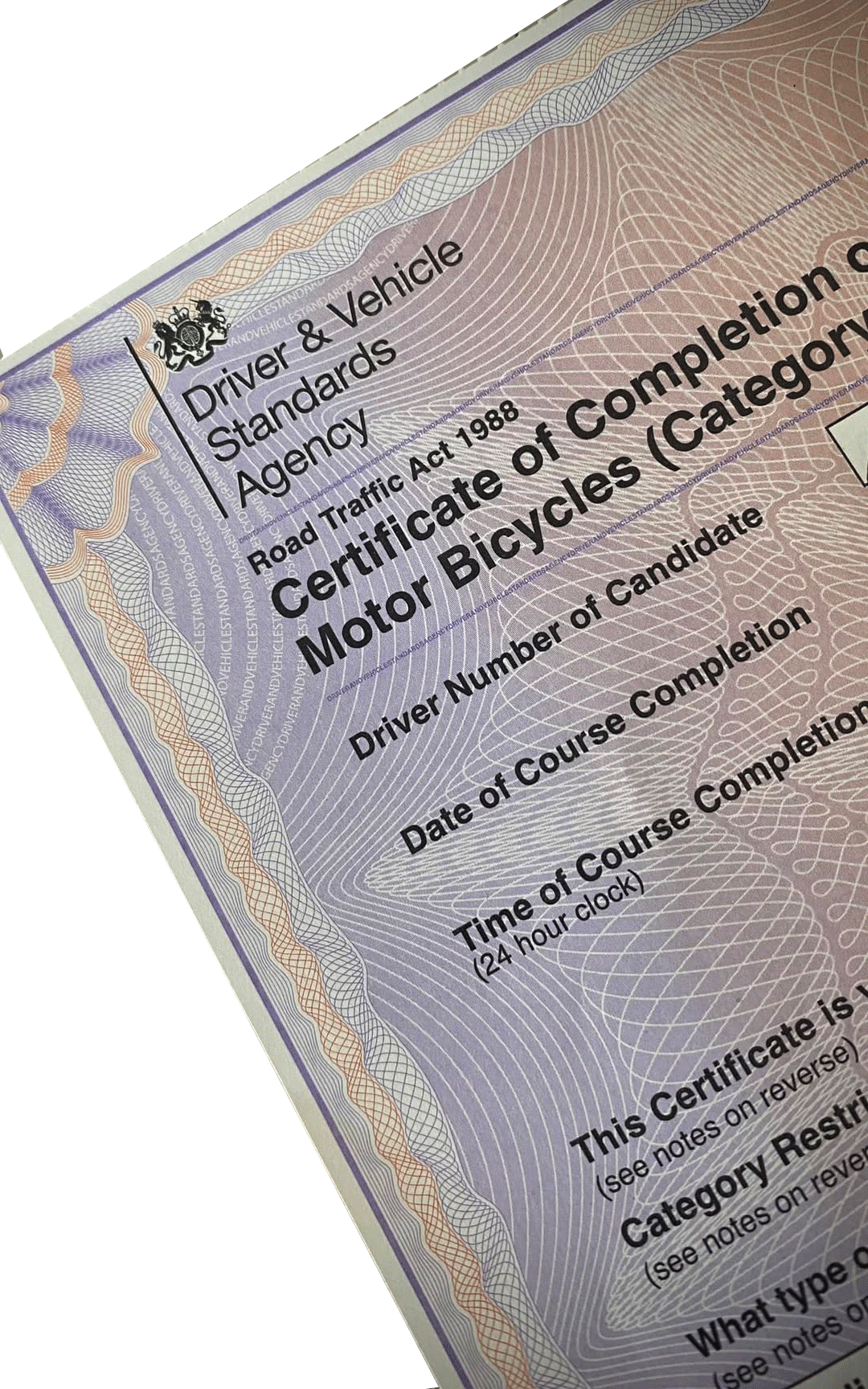 Bring your CBT Certificate